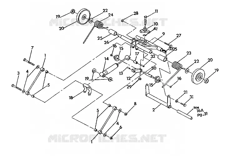BRAS DE SUSPENSION ARRIERE 500 AND 500 CLASSIC (4921252125034A)