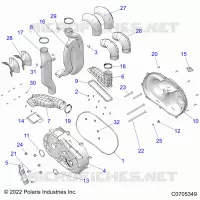 SYSTÃˆME DE TRANSMISSION, CLUTCH COVER AND DUCTING