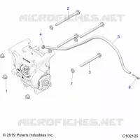 SYSTÃˆME DE TRANSMISSION, GEARCASE MOUNTING, REAR
