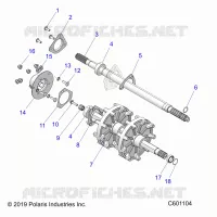 DRIVE TRAIN, JACKSHAFT AND ARBRE DE TRANSMISSION