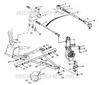 TRIANGLES SUSPENSIONS  6X6 400L