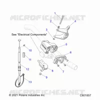 MOTEUR, THROTTLE CONTROL ASM.