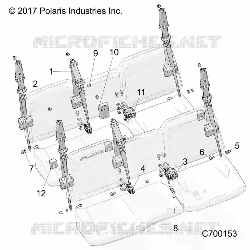 SIEGE BELT MOUNTING