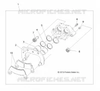 BRAKES, ETRIER DE FREIN AVANT