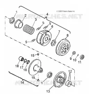 SYSTÈME DE TRANSMISSION, SECONDARY CLUTCH
