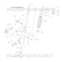 SUSPENSION, JAMBE DE FORCE AVANT