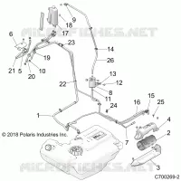 BODY, CARBURANT LINES, EVAP