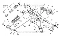 BRAS DE SUSPENSION ARRIERE XLT SP 0966676 AND EUROPEAN XLT SP E966676 (4931703170B013)