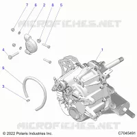 SYSTÃˆME DE TRANSMISSION, MAIN GEARCASE MOUNTING