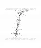 SYSTEME DE TRANSMISSION, FRONT GEARCASE INTERNALS (IF BUILT BEFORE 9/2/15)