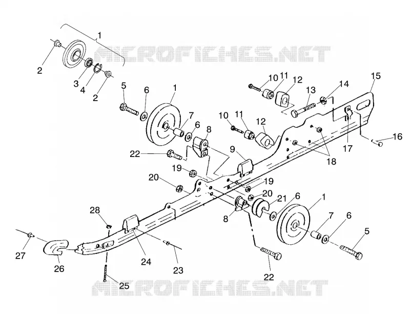 FIXATION RAIL SUSPENSION (TOURING)