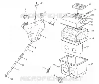 RESERVOIR D'HUILE/BOITE A AIR 700 RMK 0970966, 700 SKS 0970566 AND EUROPEAN 700 SKS E970 (4938573857C005)