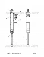 SUSPENSION, AMORTISSEUR ARRIERE TRACK