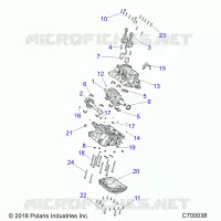 CARTERS MOTEUR AND CRANKSHAFT