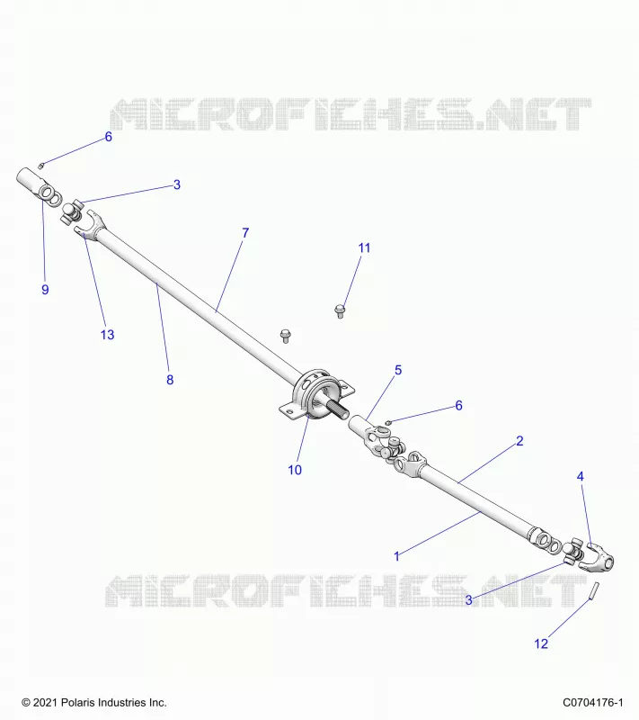 SYSTÃˆME DE TRANSMISSION, FRONT PROP SHAFT