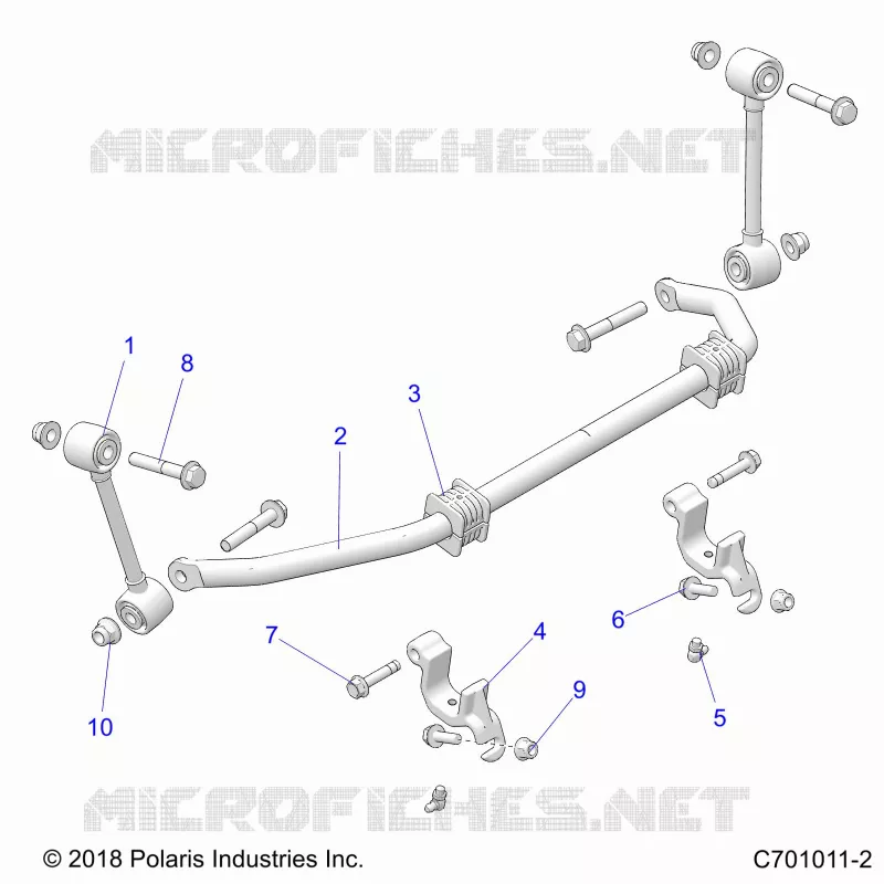 SUSPENSION, REAR, BARRE STABILISATRICE