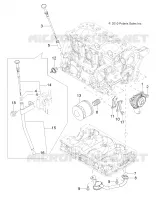 MOTEUR, OIL SYSTEM AND JAUGE A HUILE