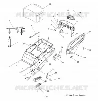 CHASSIS, REAR/FEU ARRIERE ASM