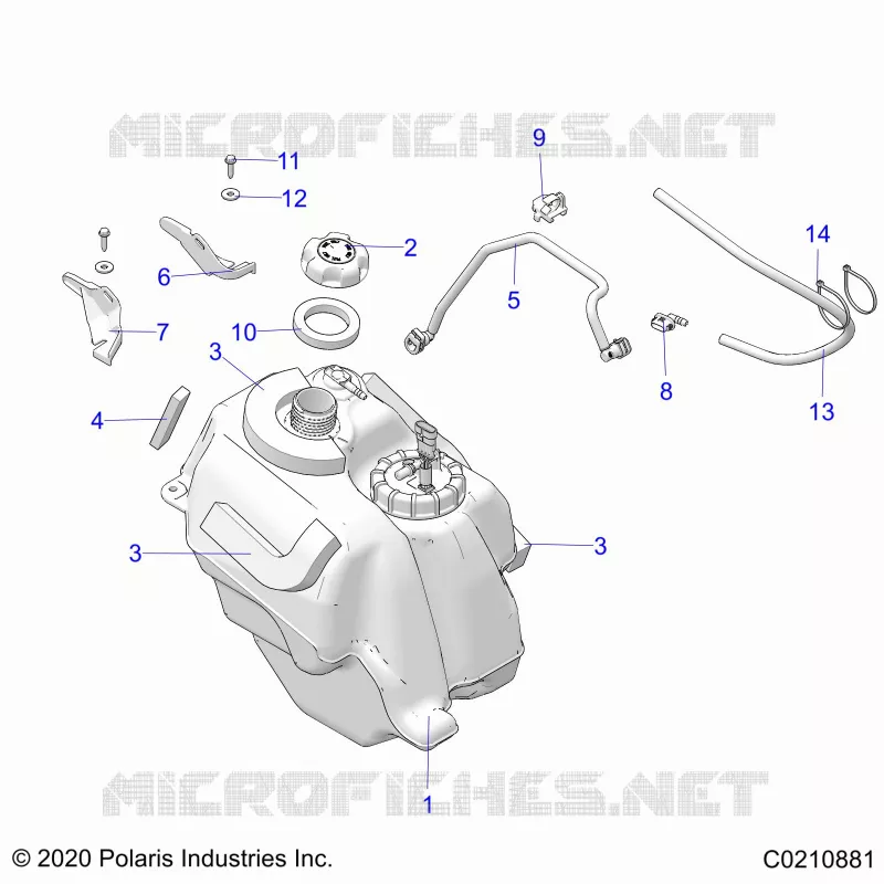 SYSTÃˆME D'ALIMENTATION, FUEL TANK ASM.