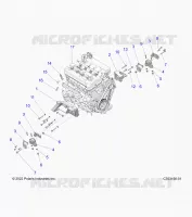 MOTEUR, MOUNTING &amp; LONG BLOCK