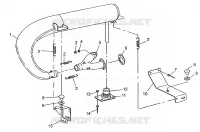 ECHAPPEMENT WIDETRAK LX 0972065 and  EUROPEAN WIDETRAK LX E972065 (4938223822C003)
