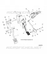 CONTROLS, PEDALS AND FREIN DE PARKING