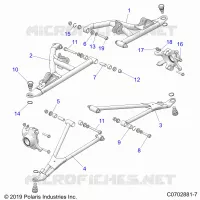 SUSPENSION AVANT CONTROL ARMS