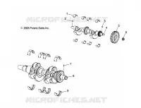 MOTEUR, VILEBREQUIN AND BALANCE SHAFT