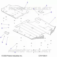 CHASSIS, SKID PLATES