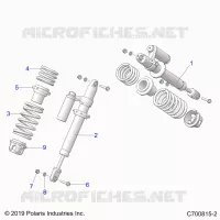 SUSPENSION, AMORTISSEUR AVANT MOUNTING