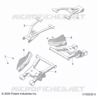 SUSPENSION ARRIERE CONTROL ARMS