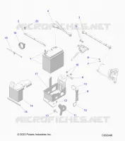 ELECTRICITE, BATTERY BOX ASM.