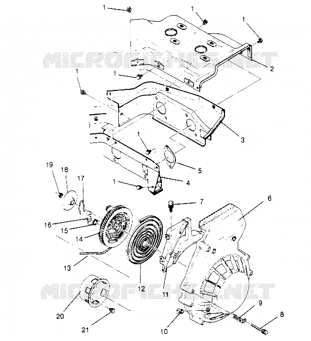 CARTERS REFROIDISSEMENT and  LANCEUR ASSEMBLY SUPER SPORT 0950743 (4928882888C012)