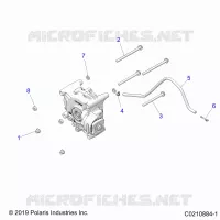 SYSTÃˆME DE TRANSMISSION, GEARCASE MOUNTING, REAR