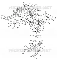 SUSPENSION AVANT AND SKI CLASSIC TOURING 0973365 AND EUROPEAN CLASSIC TOURI (4938493849B002)