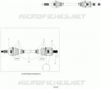 DRIVE TRAIN, TRANSMISSION AVANT SHAFT