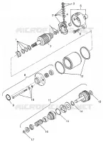 DEMARREUR Magnum 4X4 W97AC42A, Swedish Magnum 4X4 S97AC42E and Norwegi (4940834083D009)