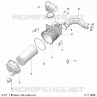 ENGINE, PRISE D'AIR SYSTEM