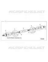 SYSTEME DE TRANSMISSION, REAR HALF SHAFT