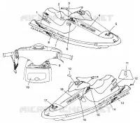 EMBLEMES SLTX B974590 and INTL. SLTX I974590 (4941214121A007)
