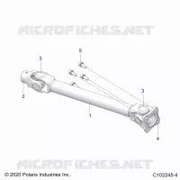 SYSTÃˆME DE TRANSMISSION, REAR PROP SHAFT