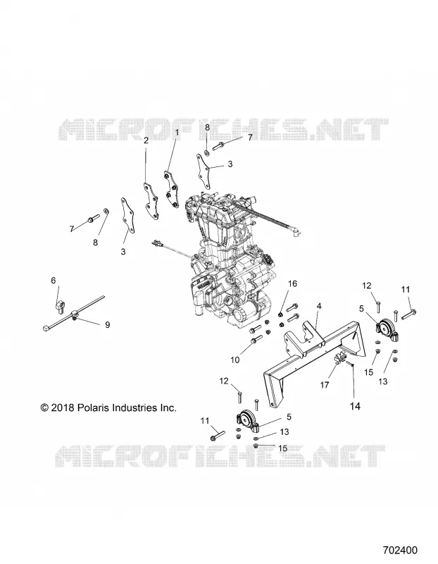 ENGINE, ENGINE AND SUPPORT TRANSMISSION