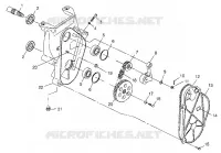 CARTER DE CHAINEE 600 XCR 0985677 (4943164316B008)
