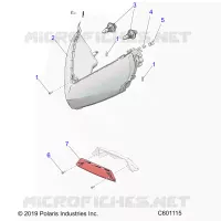 ELECTRICITE, HEADLIGHT AND TAILLIGHT