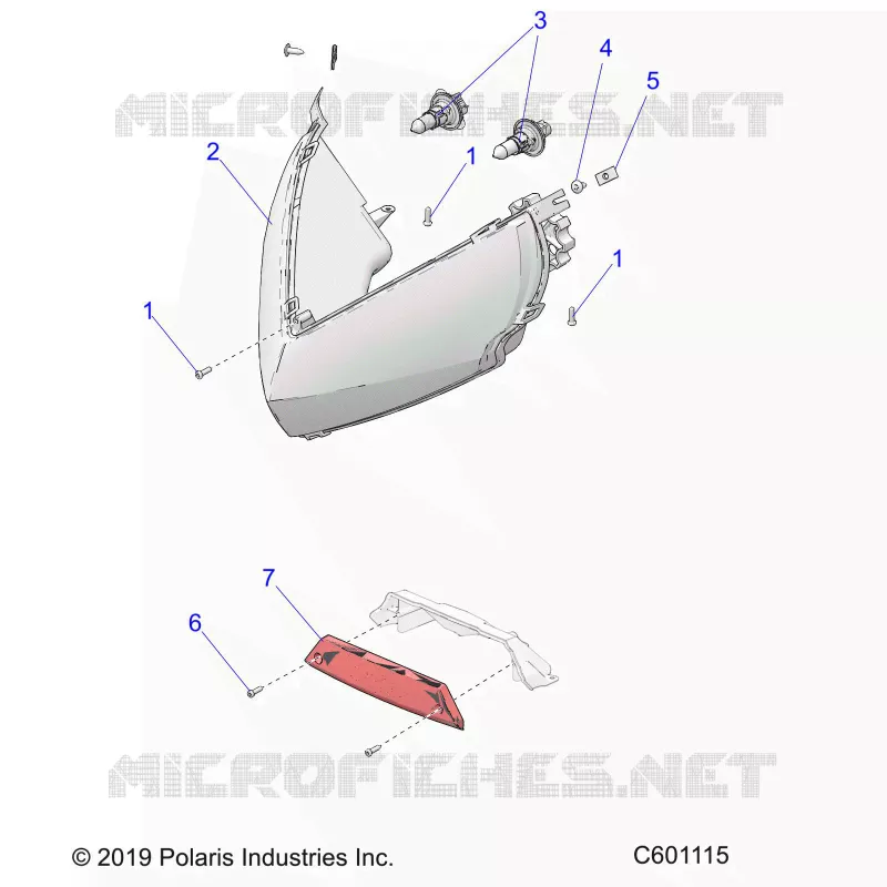 ELECTRICITE, HEADLIGHT AND TAILLIGHT