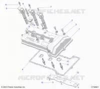 ENGINE, COUVERCLE SOUPAPE & SPARK PLUGS