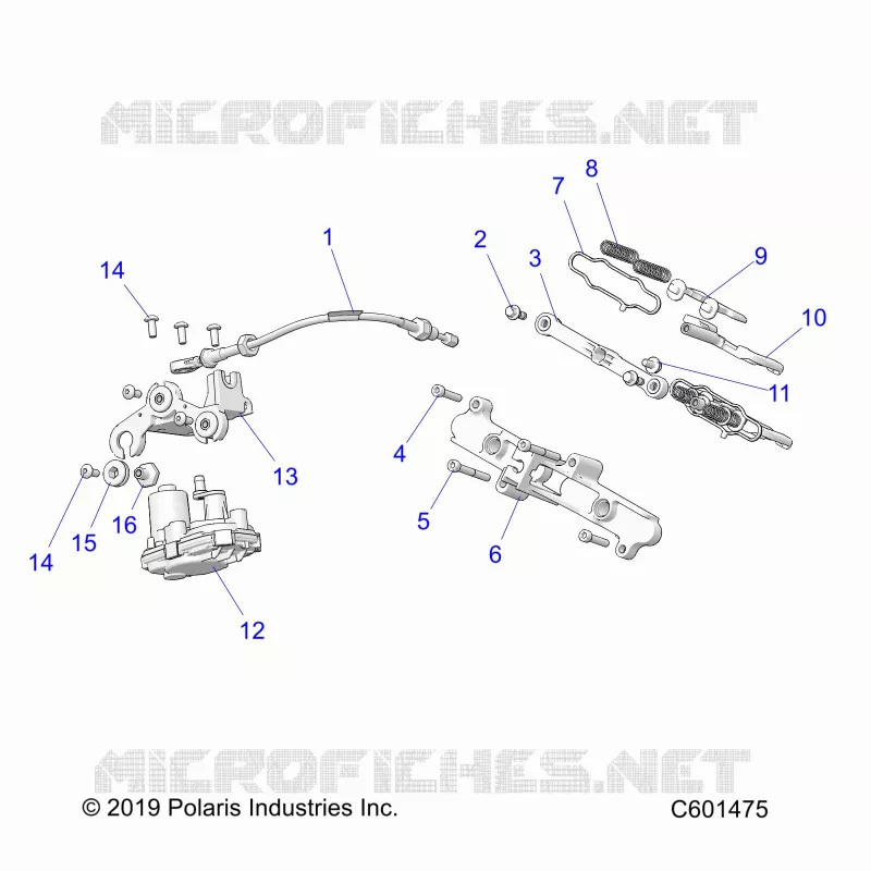 ENGINE, VALVE D'ECHAPPEMENT ASM. AND ACTUATOR