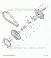 SYSTÃˆME DE TRANSMISSION, SECONDARY CLUTCH