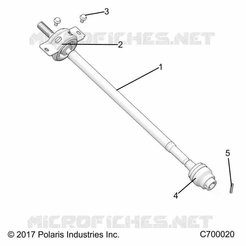 SYSTÃˆME DE TRANSMISSION, FRONT PROP SHAFT