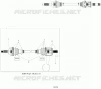DRIVE TRAIN, TRANSMISSION AVANT SHAFT